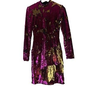 Dress The Population by Urban Outfitters Kathy Sequin Turtle Neck Dress